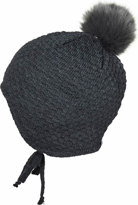 Babyhue m. Dusk - Oslo - Ull - Mørkegrå Melert - - 47 cm - Lue