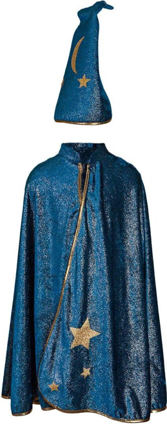 Kostymer - Veivisersett - Blå m. Glitter - - 5-6 år (110-116) - Kostymer