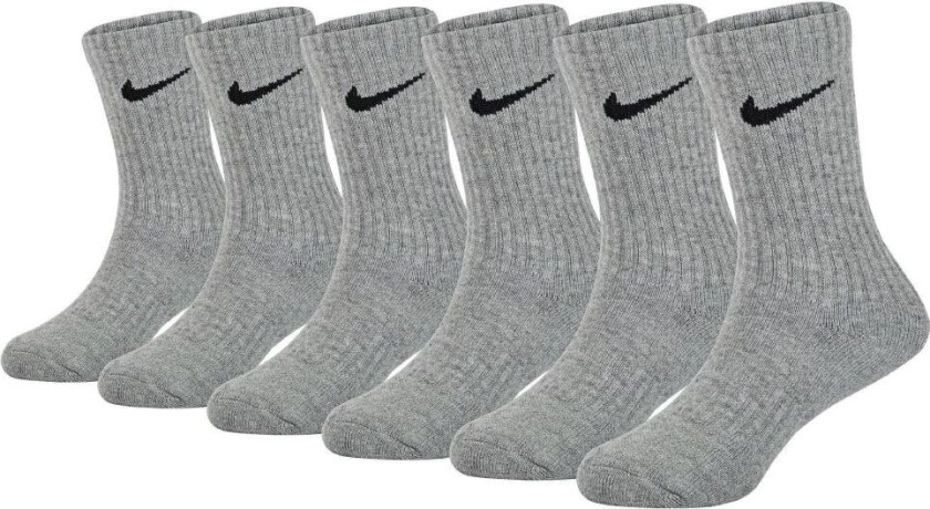Sokker - Ytelse Basic - 6-pack - Dark Grey Heather - - 23,5/27 - Sokker