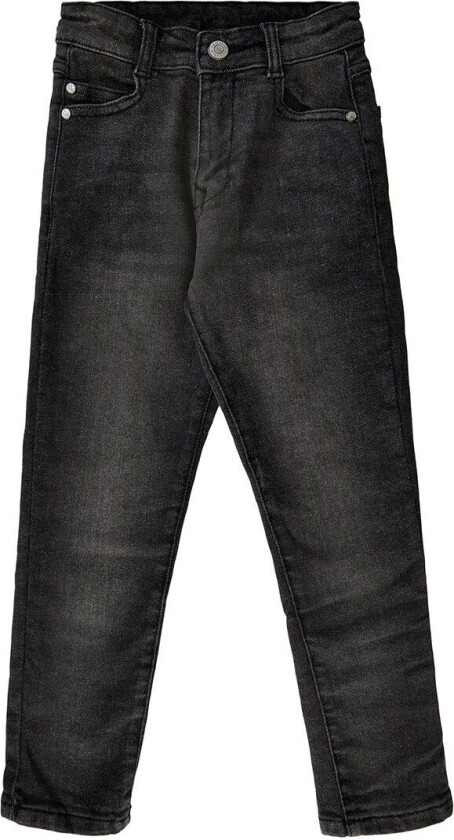 Mom Fit Jeans - Alia - Vasket grå - - 5-6 år (110-116) - Jeans