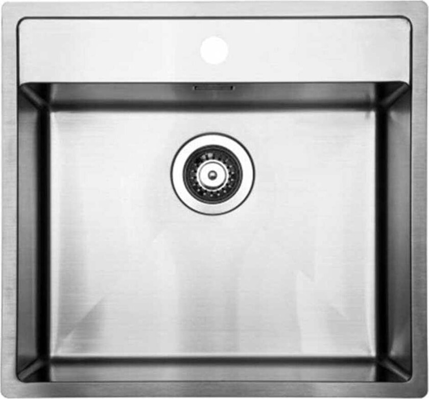 Intra Baltic 500THF kjøkkenvask, 53x50 cm, rustfritt stål