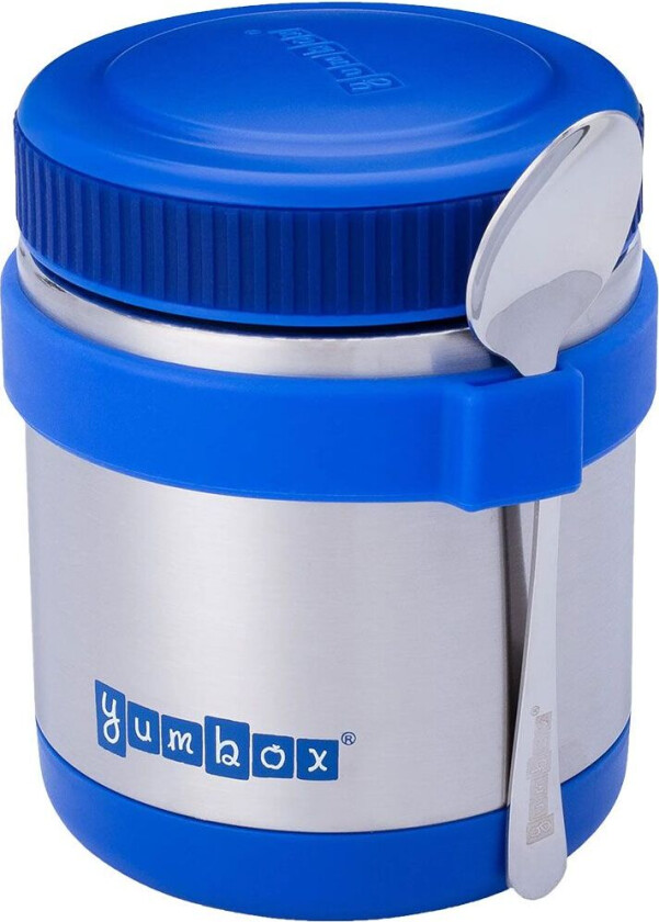 Termoskål m. Skje/Bånd - 420 ml - Neptune Blue - - OneSize - Matboks