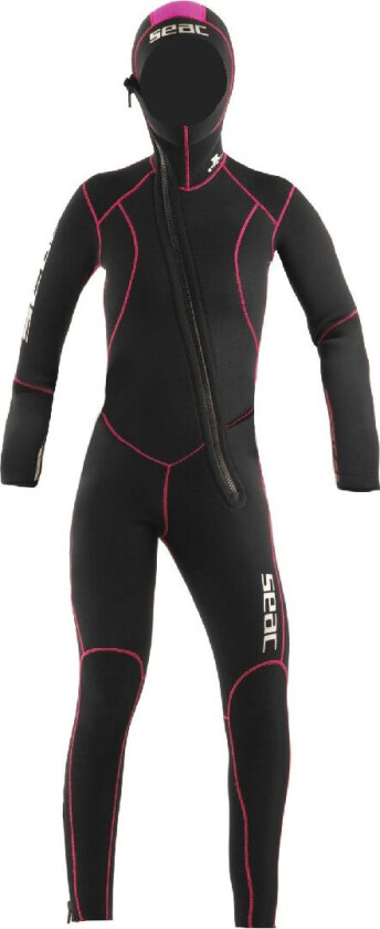 Våtdrakt - Resort Flex Dame 5 mm - Svart/Rosa - - S - Small - Våtdrakt