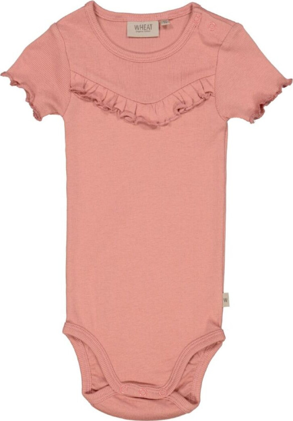 Body k/æ - Rib - Cameo Brown - - 68 - Kortermet body