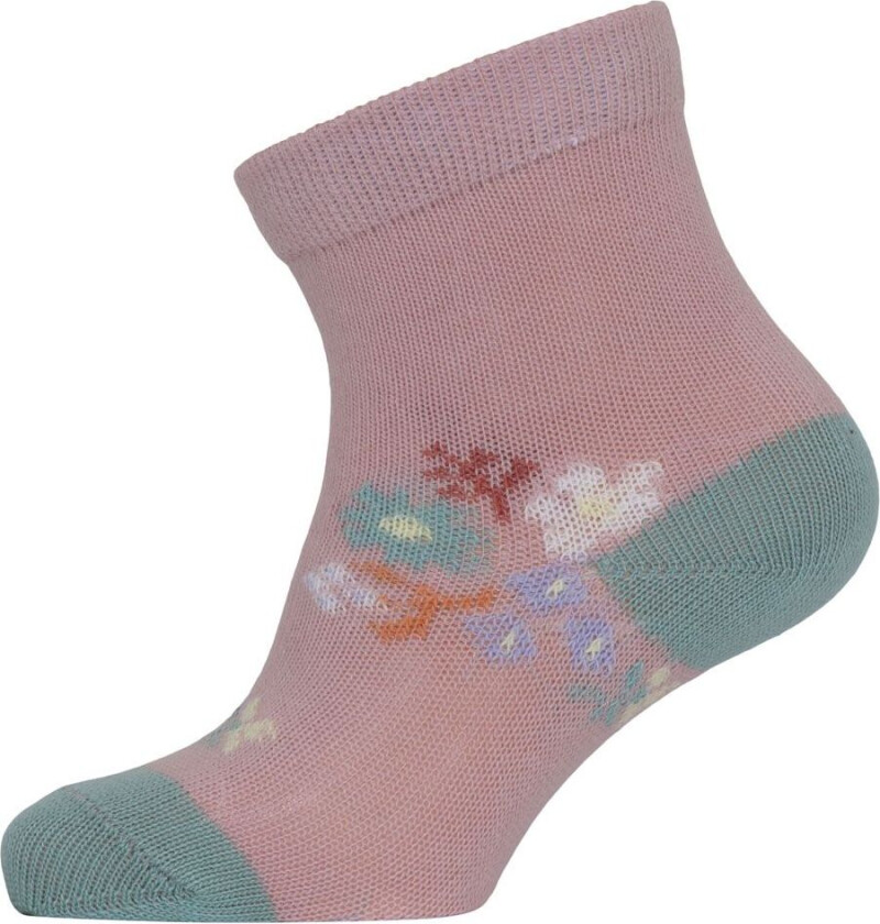 Sokker - Små blomster - Alt Rosa - - 15/16 - Sokker