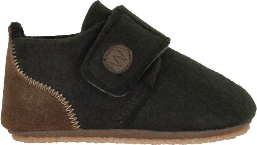 Tøfler - Ull - Marlin Filt - Olive - - 22 - Tøfler