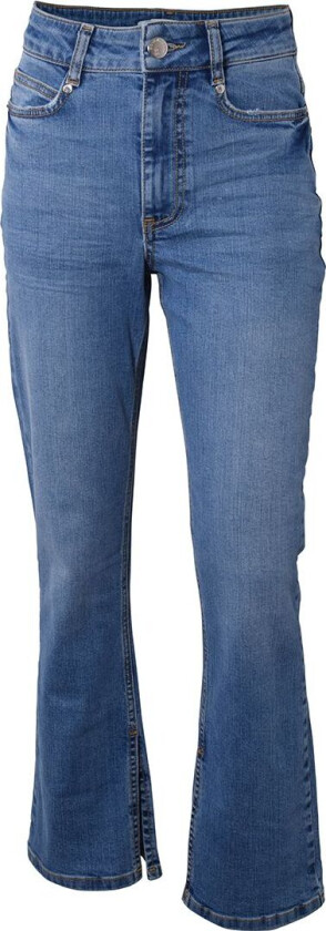 Jeans m. Spalte - Dark Blue Brukt - - 8 år (128) - Jeans