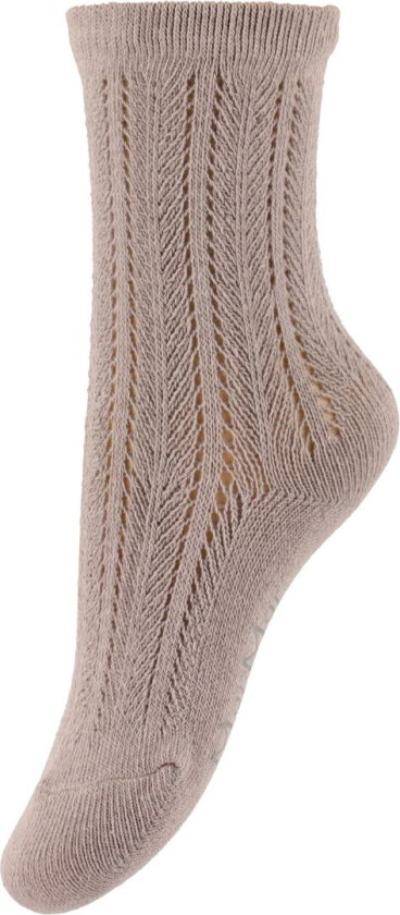 Knestrømper - Pointelle - Luftig Purple - - 34/36 - Sokker