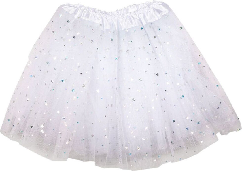 Kostymer - Tyllskjørt - Hvit m. Stjerner - - 0-3 år - Kostymer