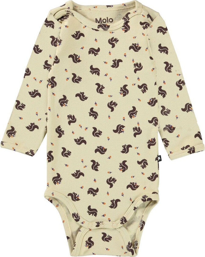 Body L/æ - Foss - Mini Ekorn - - 62 - Langermet Body