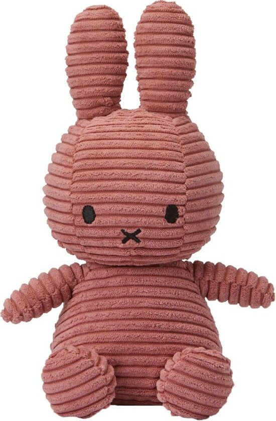 Kosedyr - 23 cm - Miffy Sittende - Corduroy Dusty R - - OneSize - Kosedyr