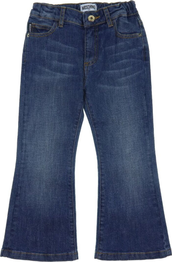 Jeans - Blue Denim m. Lilla - - 6 år (116) - Jeans