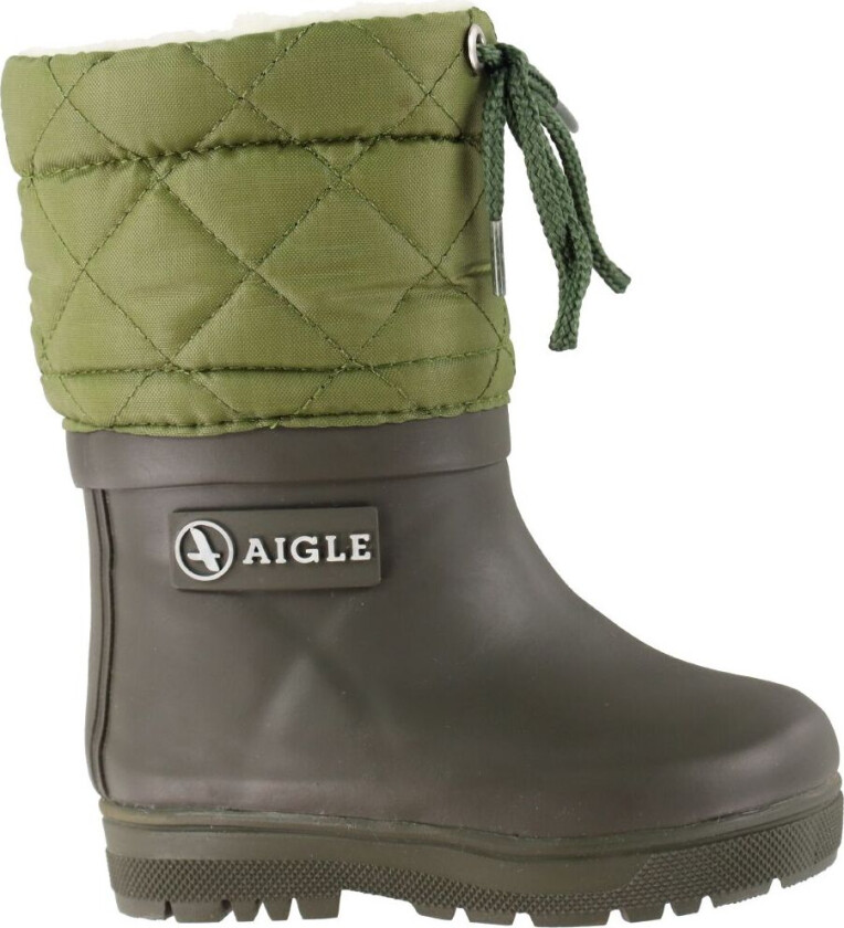 Termostøvler - Woody Warm - Kaki - - 19 - Gummistøvler