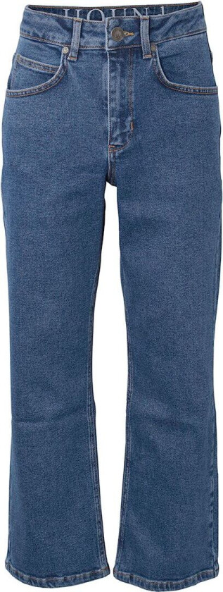 Jeans - Ekstra bred - Dark Stone Vask - - 8 år (128) - Jeans