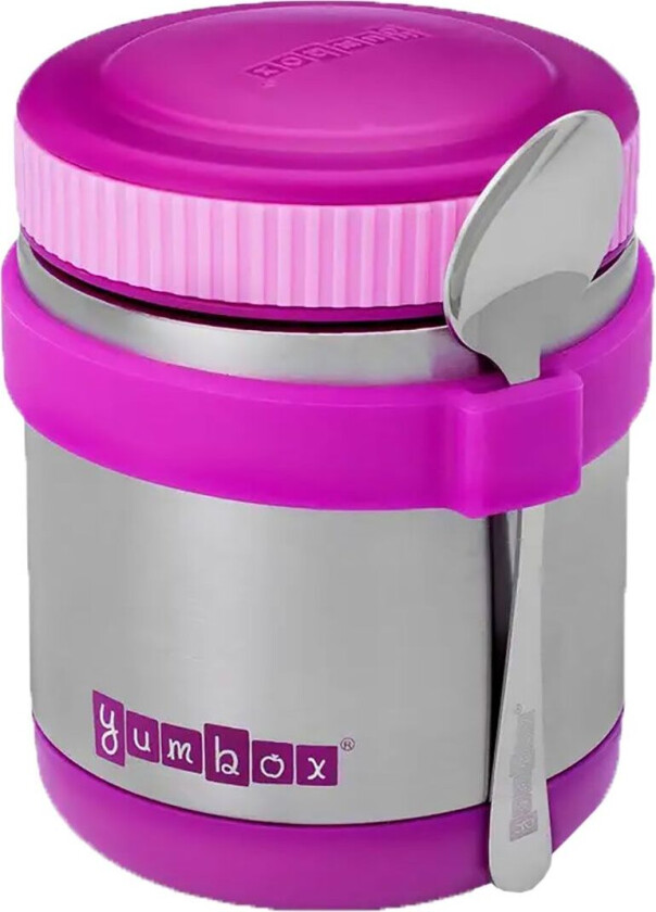 Termoskål m. Skje/Bånd - 420 ml - Bijoux Purple - - OneSize - Matboks