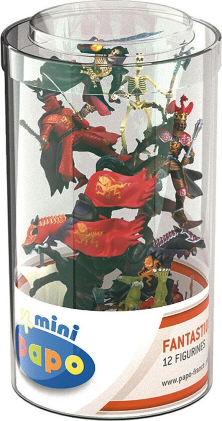 Mini Figurer - 12 stk. - Riddere - - OneSize - Lekefigur