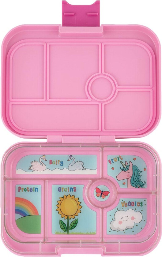 Matboks m. 6 Rum - Bento Original - Power Rosa - - OneSize - Matboks