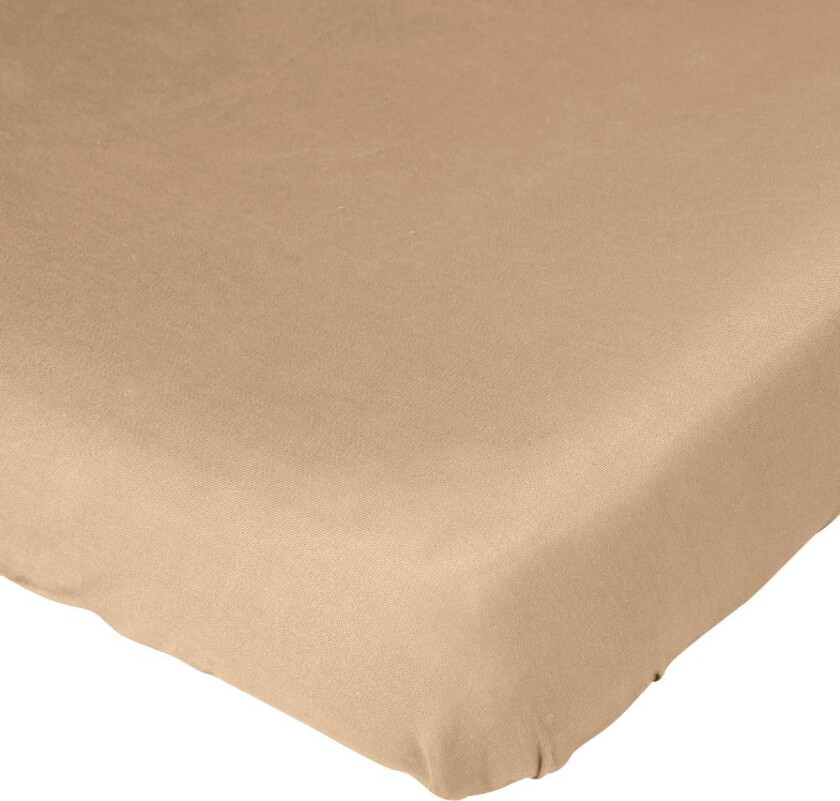 Stretchlaken - Jersey - 60x120 - Lys Brun - - 60x120 cm - Laken