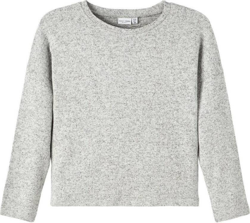 Genser - Strikk - Noos - NkfVicti - Grey Melange - - 7-8 år (122-128) - Genser