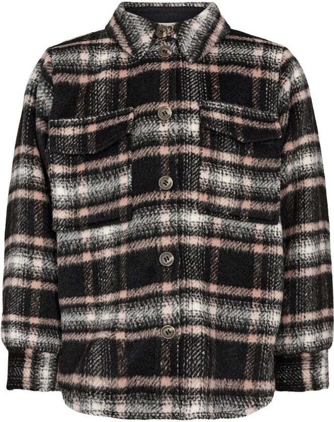 Petit By Sofie Schnoor Vinterjakke - Svart Rutet - Sofie Schnoor - 8 år (128) - Vinterjakke