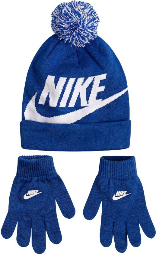 Lue/Hansker - Strikk - Swoosh - Spill Royal - - OneSize - Lue