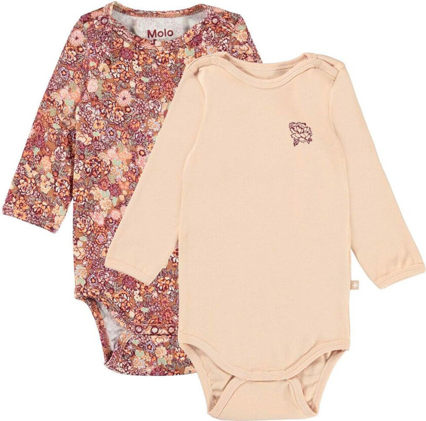 Bodyer L/æ - Foss - 2-pack - Fluffy Bloom - - 68 - Langermet Body