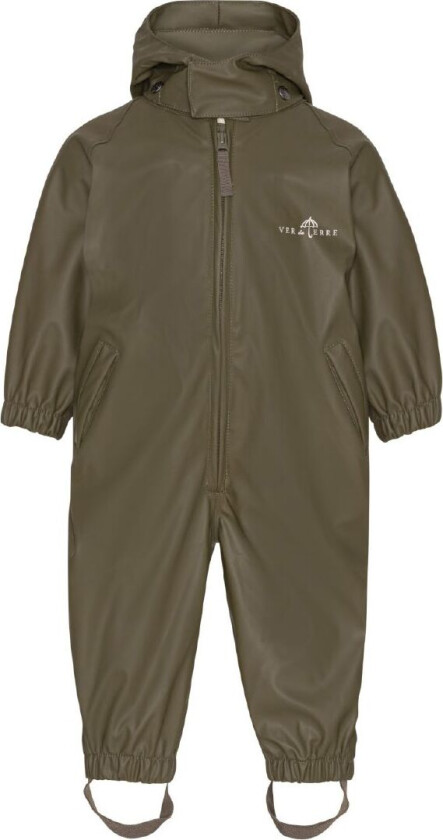 Regndress - PU - Dark Mose - - 6 år (116) - Regndress