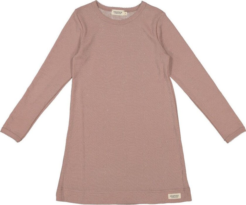 Nattkjole - Ull - Pointelle - Brent Rose - - 9 år (134) - Nattkjole