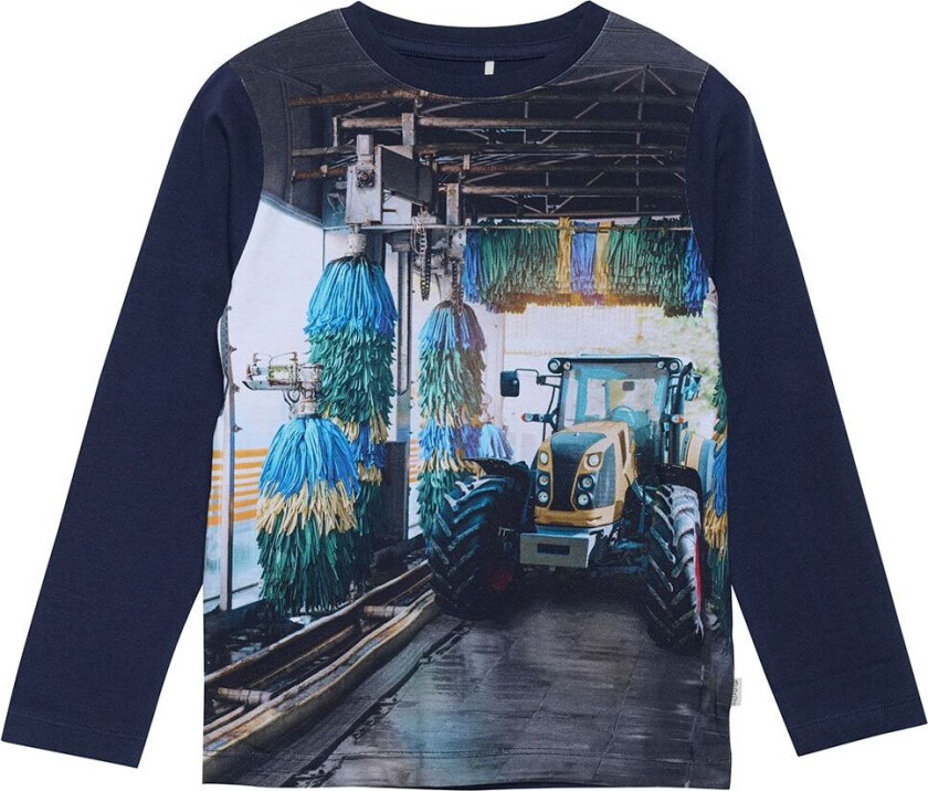 Genser - Navy Natt m. Traktor - - 1½ år (86) - Genser