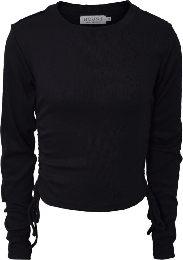 Genser - Rib - Black - - 8 år (128) - Genser