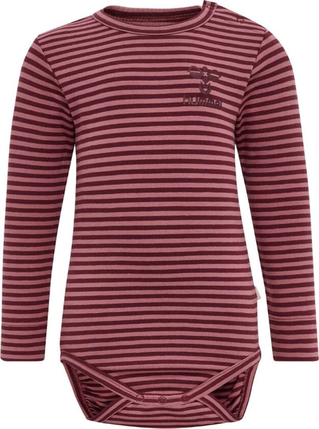 Body L/æ - hmlMulle - Windsor Wine - - 1 år (80) - Langermet Body