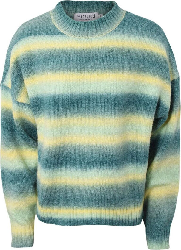 Genser - Strikk - Stripete Grønn - - 14 år (164) - Genser