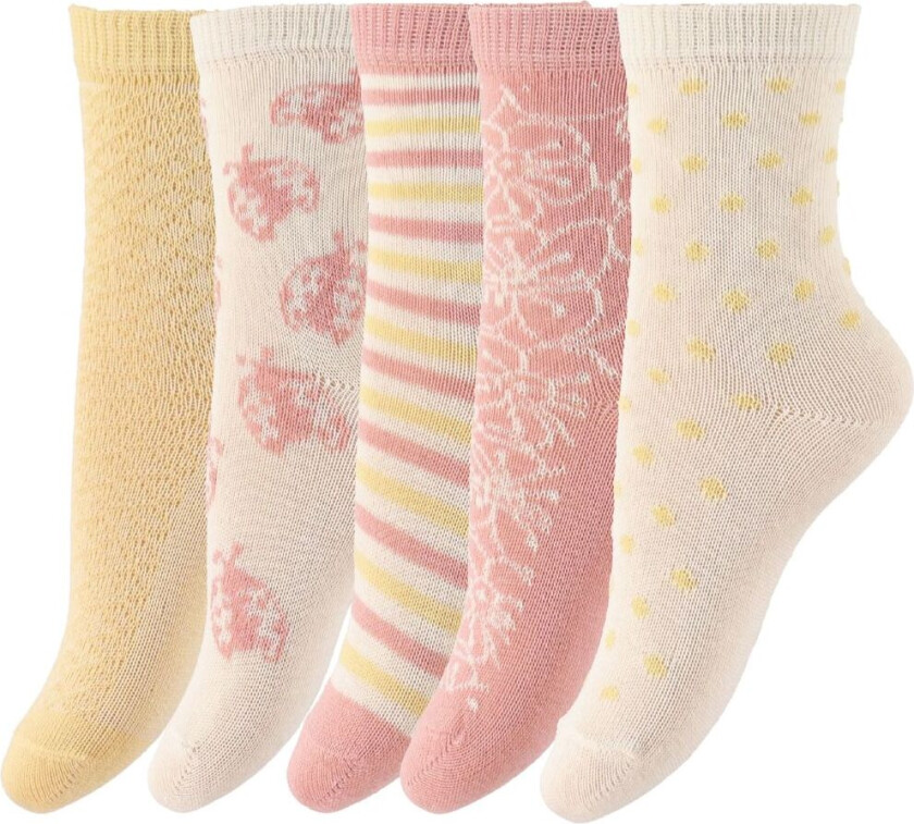 Sokker - 5-pack - Ash Rose - - 23/26 - Sokker