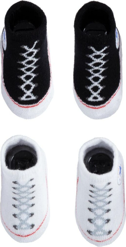 Sokker - 2-pack - Svart/Hvit - - 0-6 md - Sokker