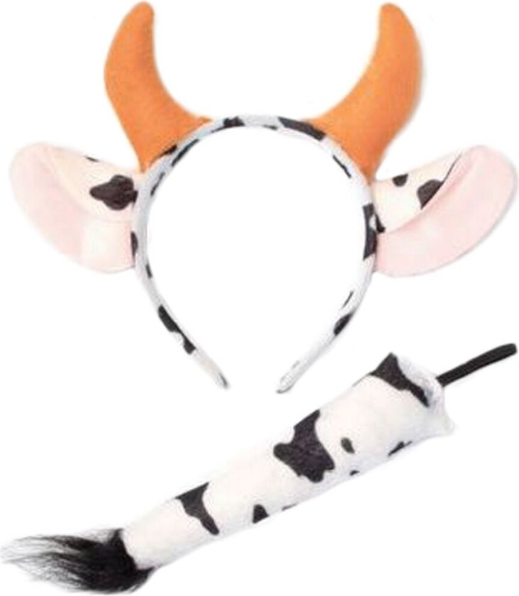 Kostymer - Hårbøyle/hale - Ku - - OneSize - Kostymer