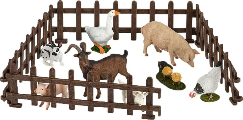 Gjerdesett - 21x6 cm - Brun - - OneSize - Lekedyr