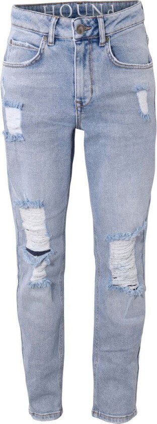 Jeans - Bred - Light Blue Denim - - 8 år (128) - Jeans