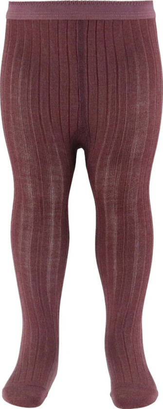 Strømpebukser - Ull - Rib - Grape Skin - - 160 - Strømpebukser