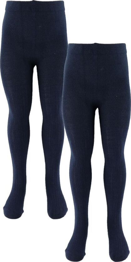 Strømpebukser - Noos - Rib - NknPantyhose - 2-pack - Dar - - 11-12 år (146-152) - Strømpebukser