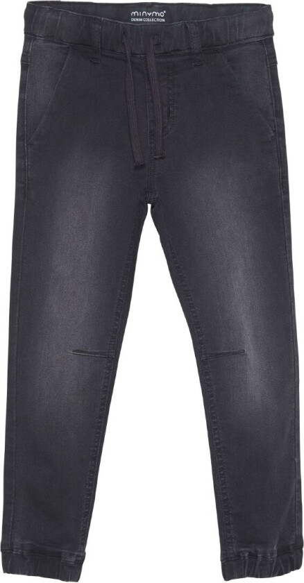 Jeans - Loose Passform - Grey Black - - 3 år (98) - Jeans
