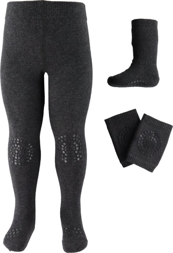 Gjennomgå Startpakke - Dark Grey Melange - - 12-18 md - Strømpebukser
