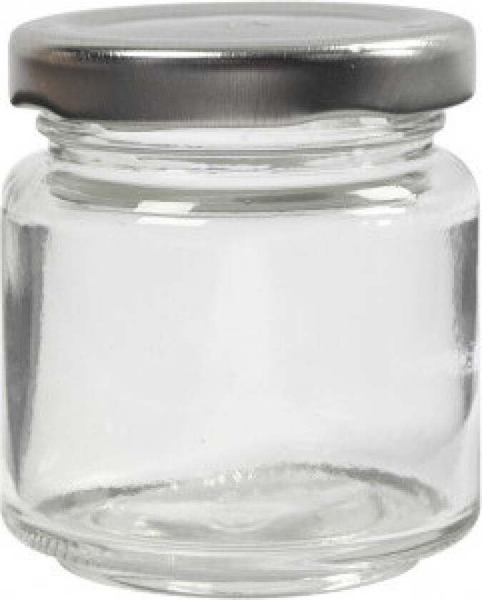 Bilde av Sylteglass, H: 6,5 cm, dia. 5,7 cm, transparent, 12 stk., 100 ml