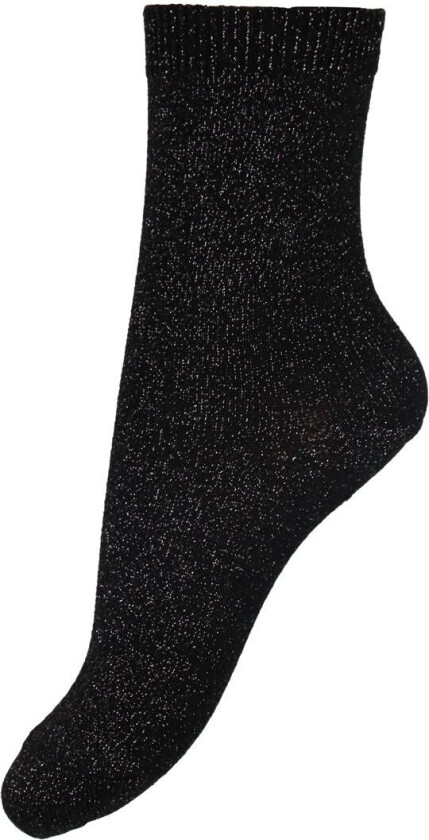 Sokker - Viskose - Svart m. Glitter - - 27/31 - Sokker