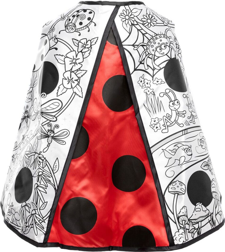 Kostymer - Colour-A-Cape - Ladybug - - 4-7 år (104-122) - Kostymer