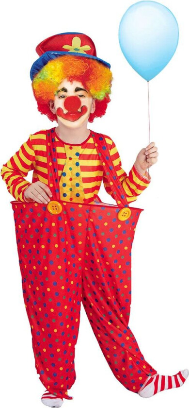 Klovner Kostymer - Pagliaccio - - 6-8 år (116-128) - Kostymer
