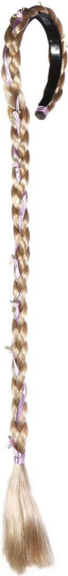 Kostymer - Hårbånd m. Flett - Blond - - OneSize - Kostymer