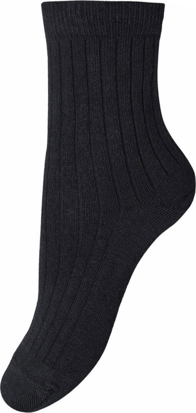 Sokker - Rib - Svart - - 17/18 - Sokker