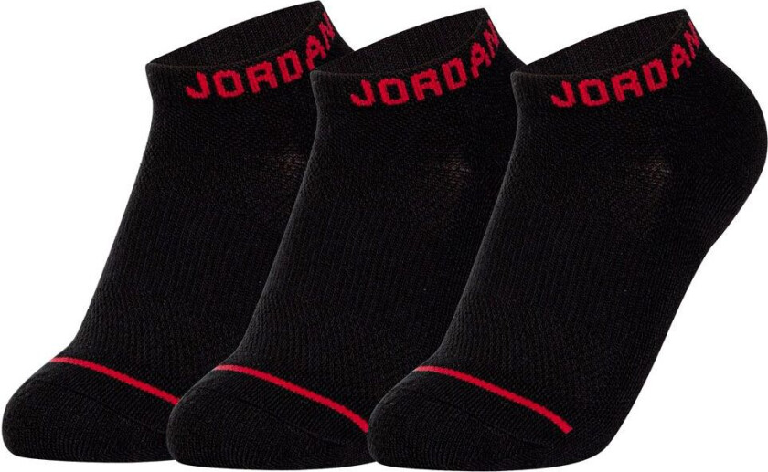 Ankelsokker - 3-pack - Jumpman No Show - Svart - - 27/35 - Sokker