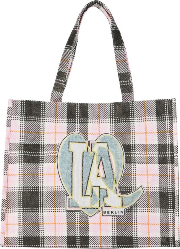 Shopper - Cali - Sjekk Rosa Rødme - - OneSize - Veske
