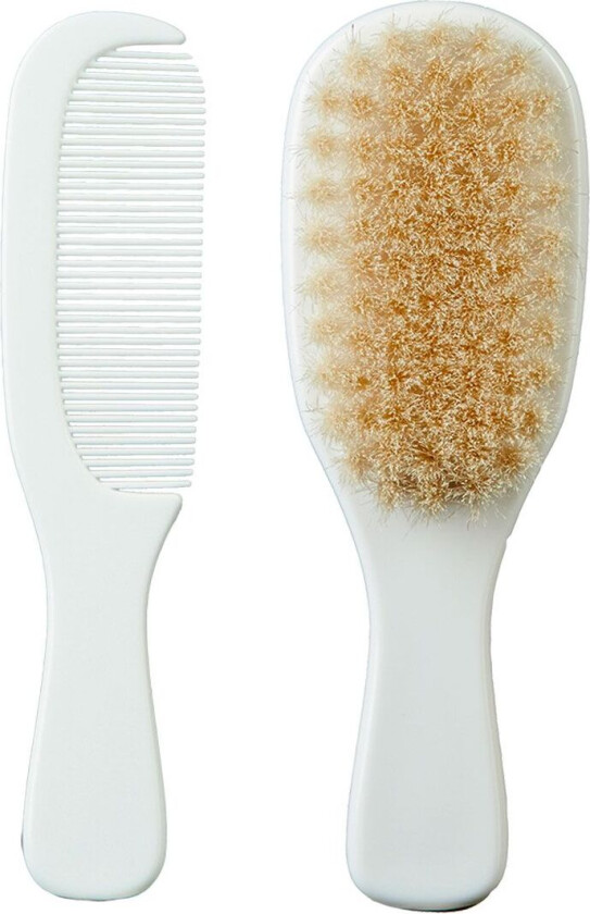 Kam og Hårbørste - Hvit - - OneSize - Hårbørste